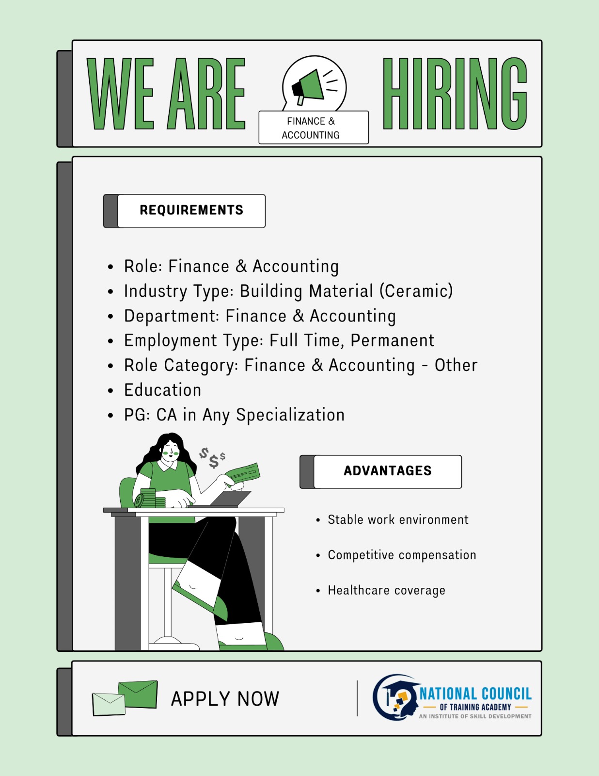 Assistant General Manager – Accounts & Finance 